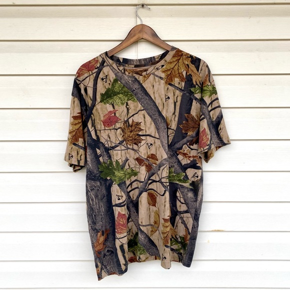 Wood’n Trail Classic Fit Camo Tee Bow Shoot Hunting XL (J) - Picture 3 of 6